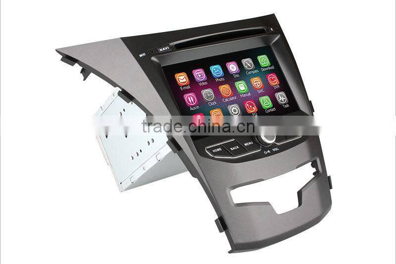 Ownice C200 Quad Core Cortex A9 2G DDR3 gps navigation system for ssangyong korando 2014 HD 1024*600 Support OBDll