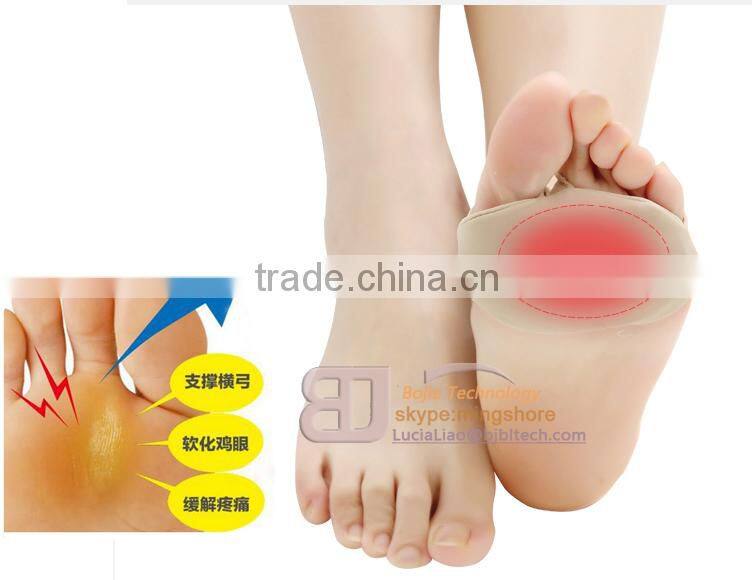 Front Foot Insole, Silicone Gel Cushion for Sole, Forefoot Protector Pad