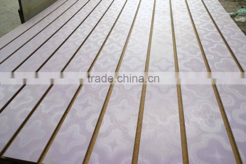 Beautiful 2015 new star design mdf slot board display board with aluminium bar