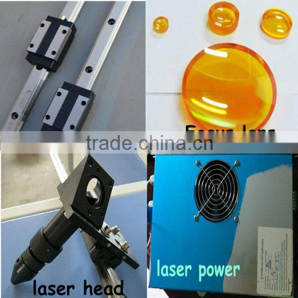 CNC 400 Small laser engraving equipment for rubber stamp making machine
