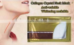 skin care,you can have your private label,Purple diamond collagen crystal neck mask