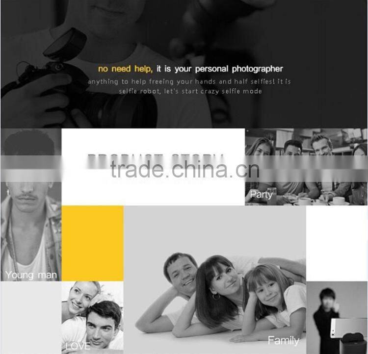 Retailers General Merchandise Bluetooth Remote Selfie Robot for iOS/Andriod Mobile