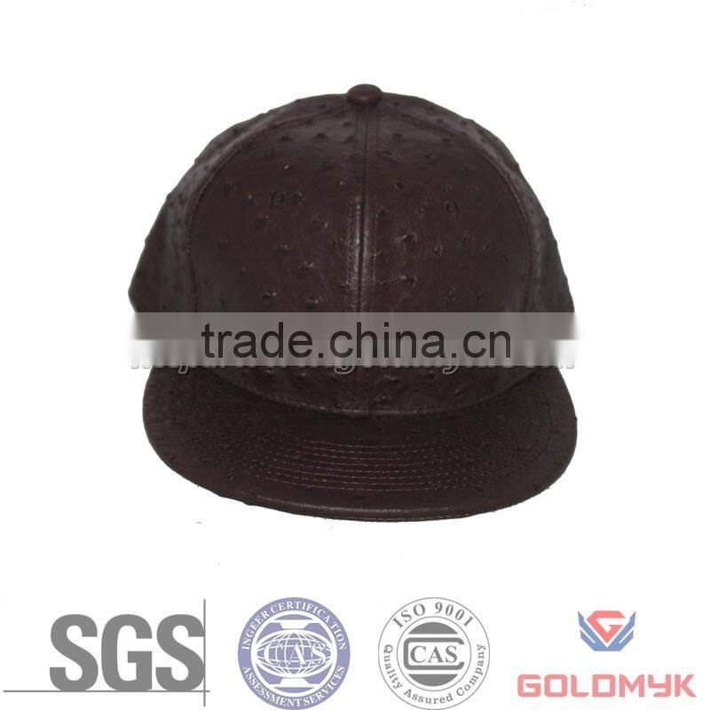Autumn snapback cap ,leather snapback cap , SGS ISO 9001 snapback cap