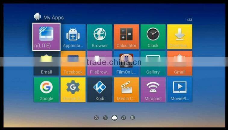 2016 New Arrival Freesat Amlogic S805 Android 4.4 1G/8G Android OTT Smart TV Box Quad Core Kodi XBMC Ethernet Wifi TV Box