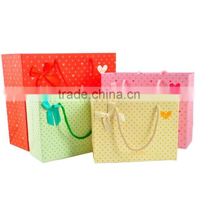 Customized logo printed eco-friendly strong packaging shopping paper bag