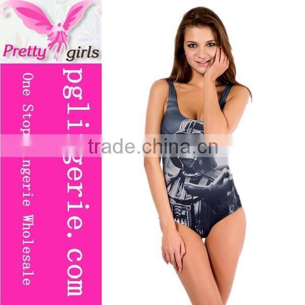 Sexy Women One Piece Swimwear Black Swimwear Bikini