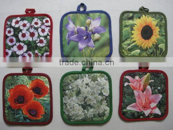 photo or digital printing polyester material oven mitten