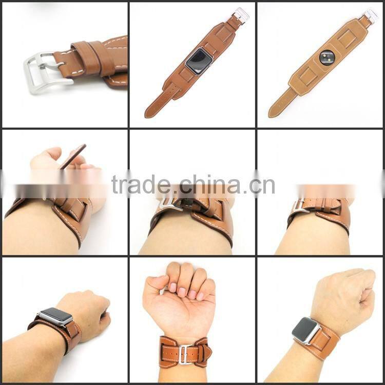 Best Selling newest custom fashionable leather watch band for apple