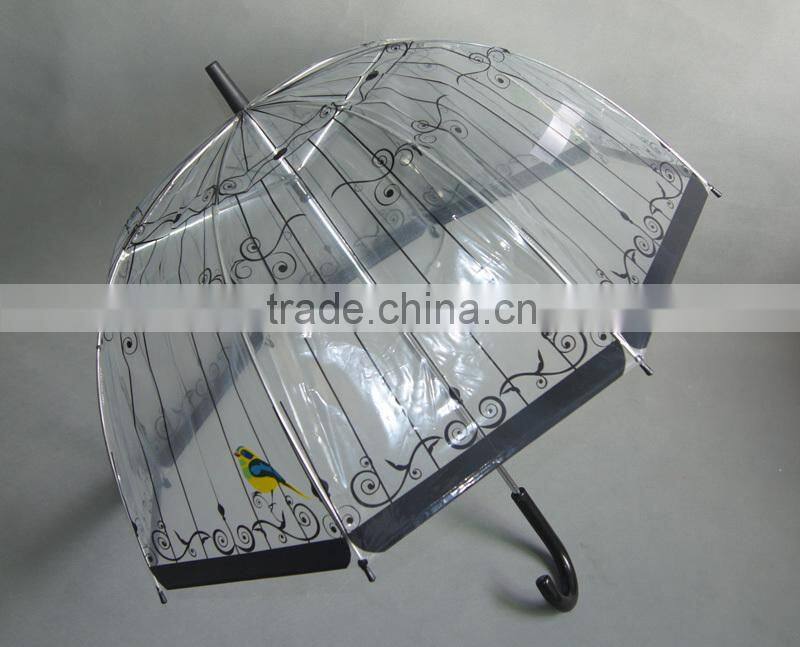 Wholesale cheap fashion transparent umbrella kids