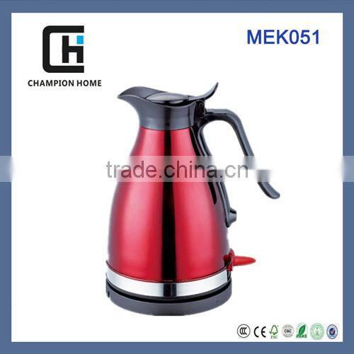 Champion home superior high quality colorful electric water kettle 1L