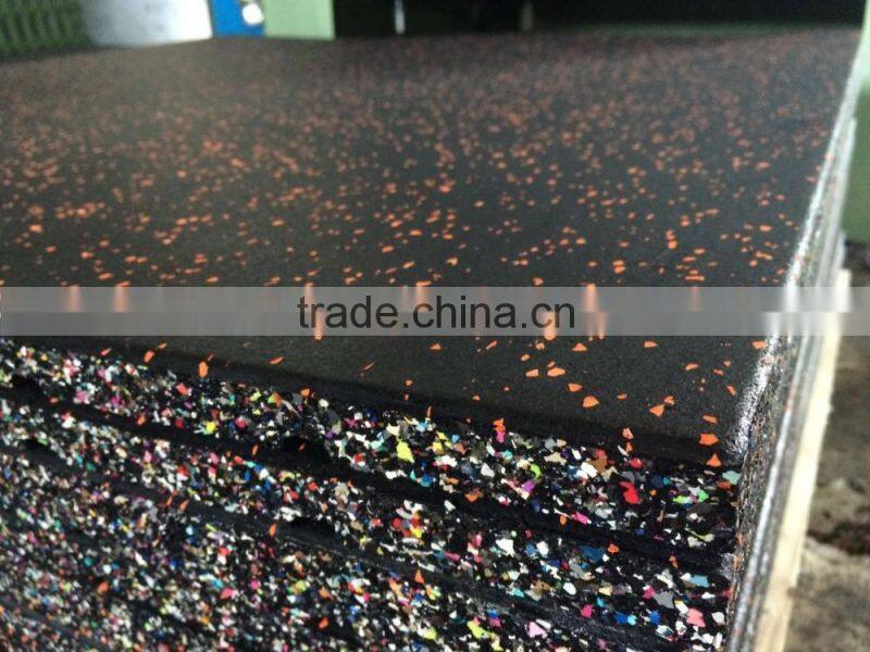 Gym rubber carpet roll outdoor colorful rubber playground floor tile Kindergarten playground rubber mat