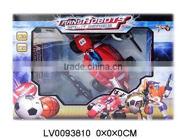 Plastic toy plane transformation toy for children