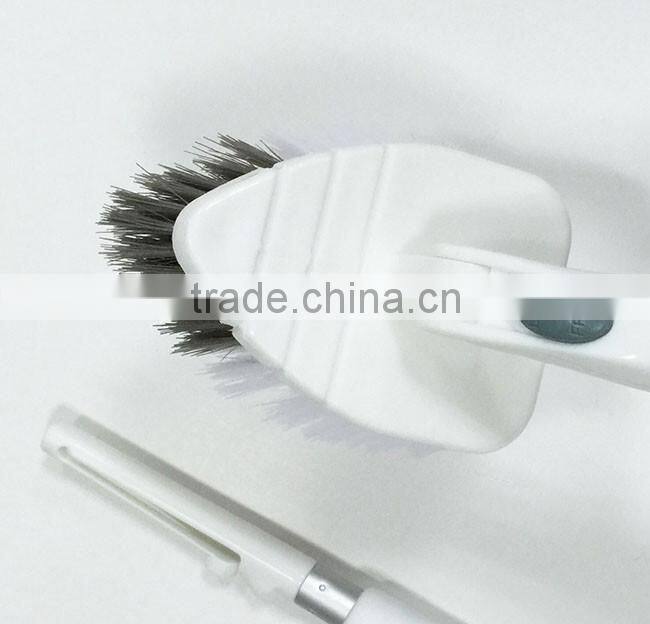 Multifunction Soft bristle plastic floor bathroom cleaning brush with telescopic handle