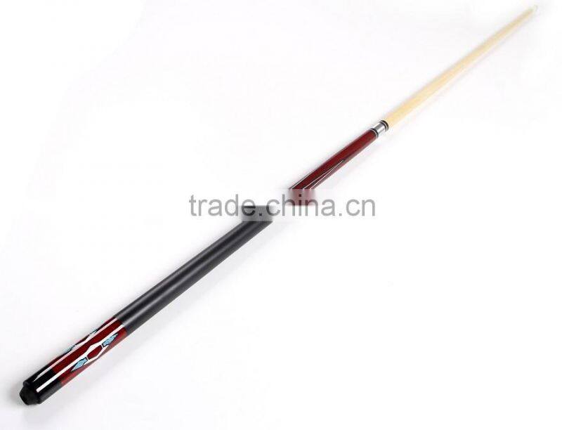 Manufacturer cheap price 1/2 -pc billiard pool cue snooker cue for sale 57inch