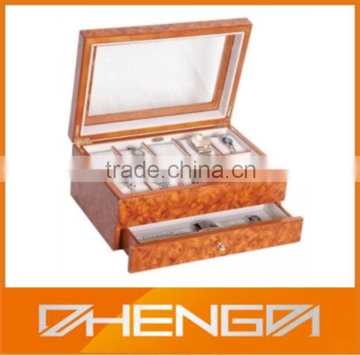 Hot Sale!!! Customized Glossy lacquer Solid Wood Drawer Box