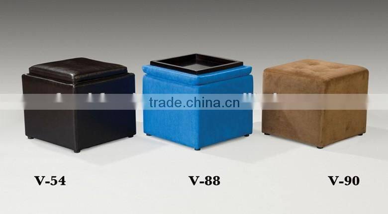 colourful fashion folding storage ottoman