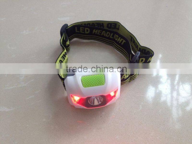 waterproof powerful 3W headlamp led for reading walking camping