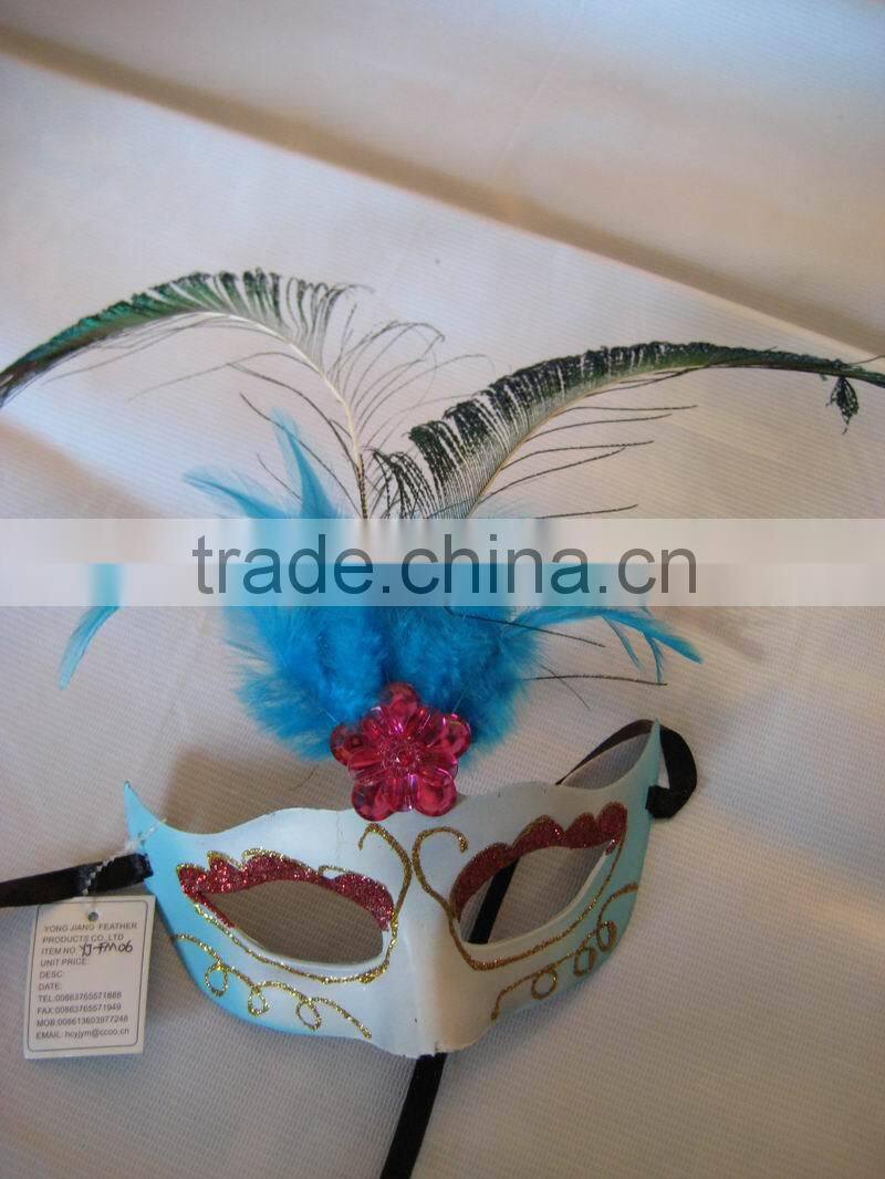 fashion party feather mask