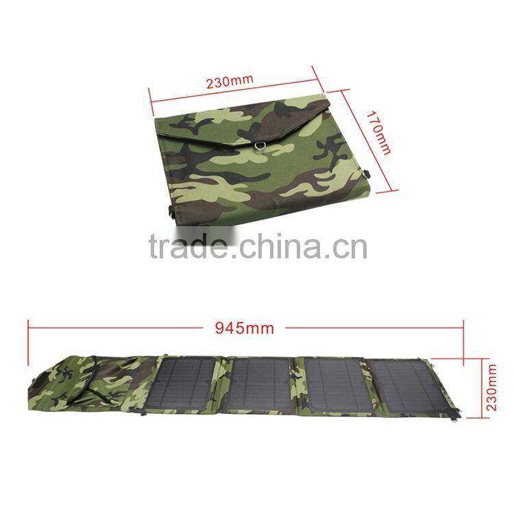 Best selling outdoor use folding flexible solar panel charger for mobile,tablet,laptop