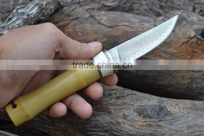 Doshower tool cutter with chef knife set of damascus steel hunting knife
