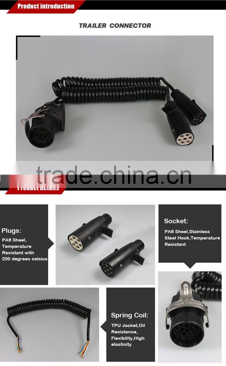 European Australia plug electric parts metal, plug in socket trailer