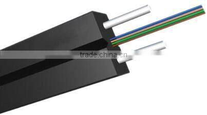 G657A SM Flat Drop FTTH Fiber Optic Indoor Cable