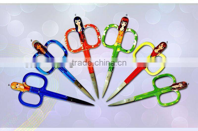 Fancy stainless steel beauty scissors/Manicure scissor