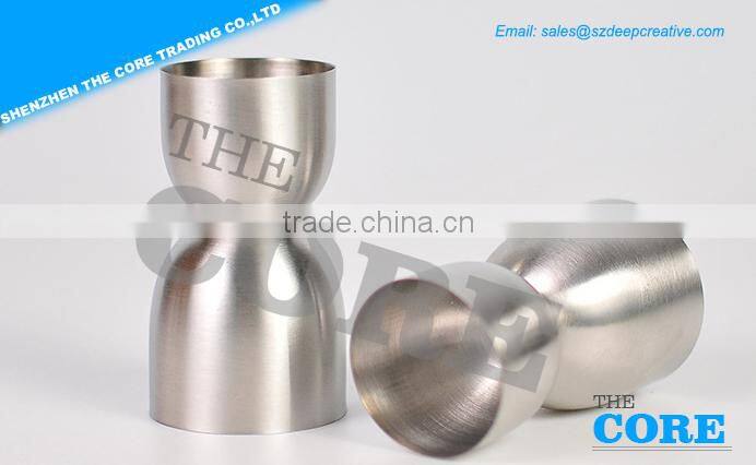 New style 24/40ml stainless steel measuring cup, wine measuring cup
