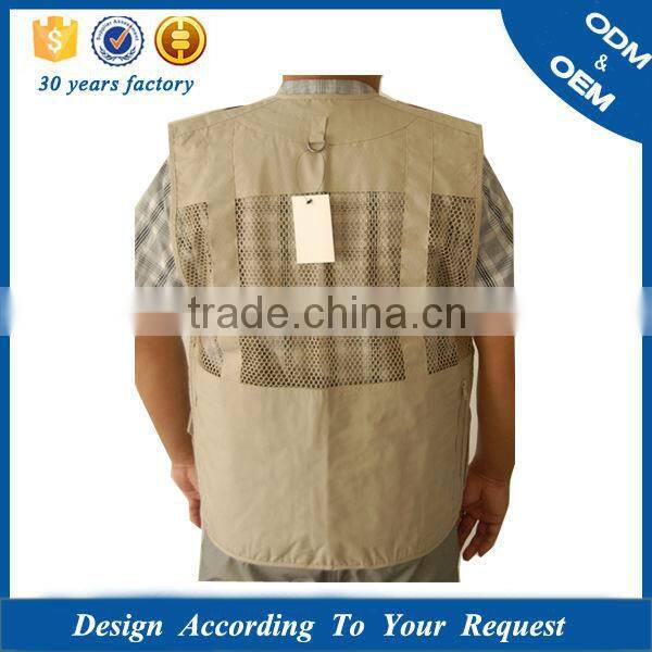 Excellent Quality Factory Price Custom Photography Vest Camera Jacket