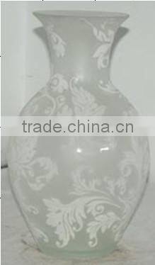 Traditional printing high-tall galle vases