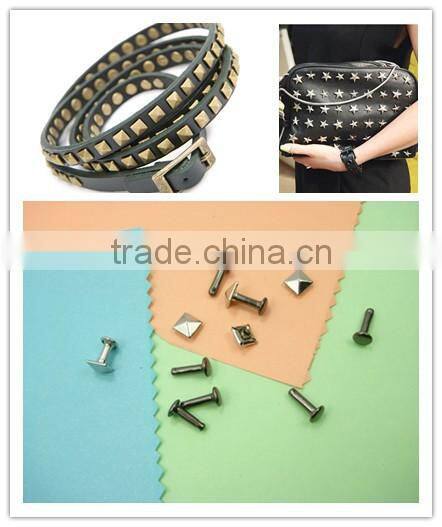 Flat fashion rivets and studs rivet nut for bag/shoes