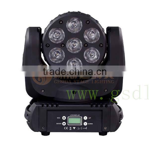 2015 New Stage 7X12w moving head led mini beam lighting