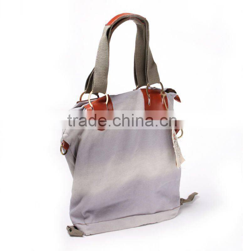 Hot Sell Special Striped Colors Canvas Bag handbags