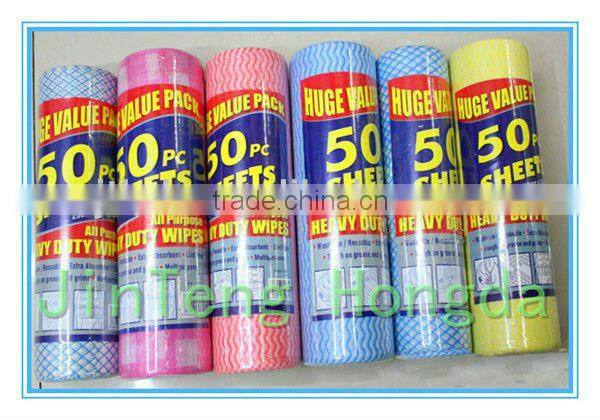 75g 70% Viscose 30% Polyester Antibacteria Spunlace Nonwoven Cleaning Cloth/wipe