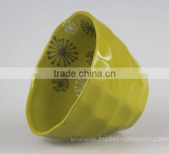 Plain White Cheap Elegant Design Custom Decal Logo Printed Ceramic Porcelain Pasta Salad Dessert Dinner Food Fruit Service Bowls