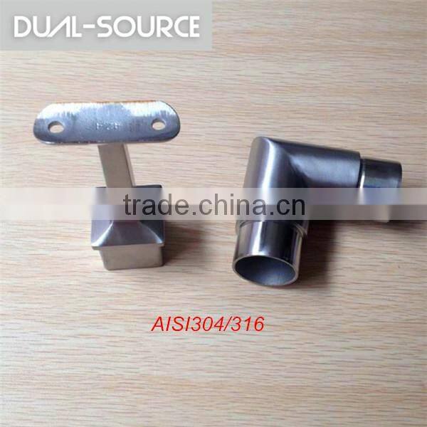 stainless steel handrail tee