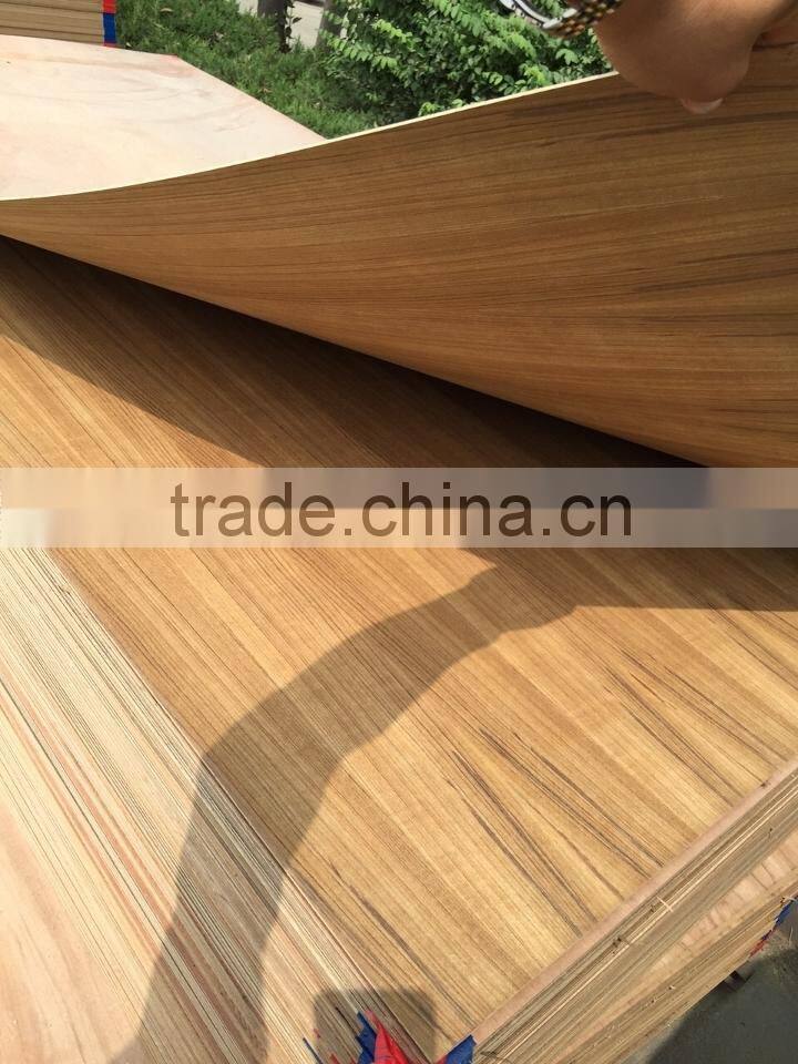 Teak veneered mdf