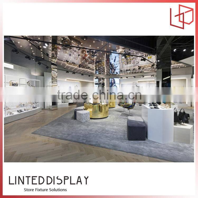 Utility glass shoe rack display