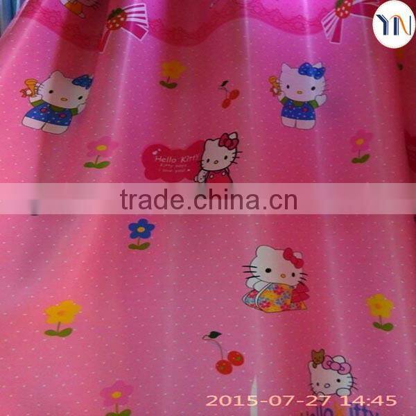 curtain for kids, 100% sun block curtain for children, cartoon pattern printing fabric for kids' curtain