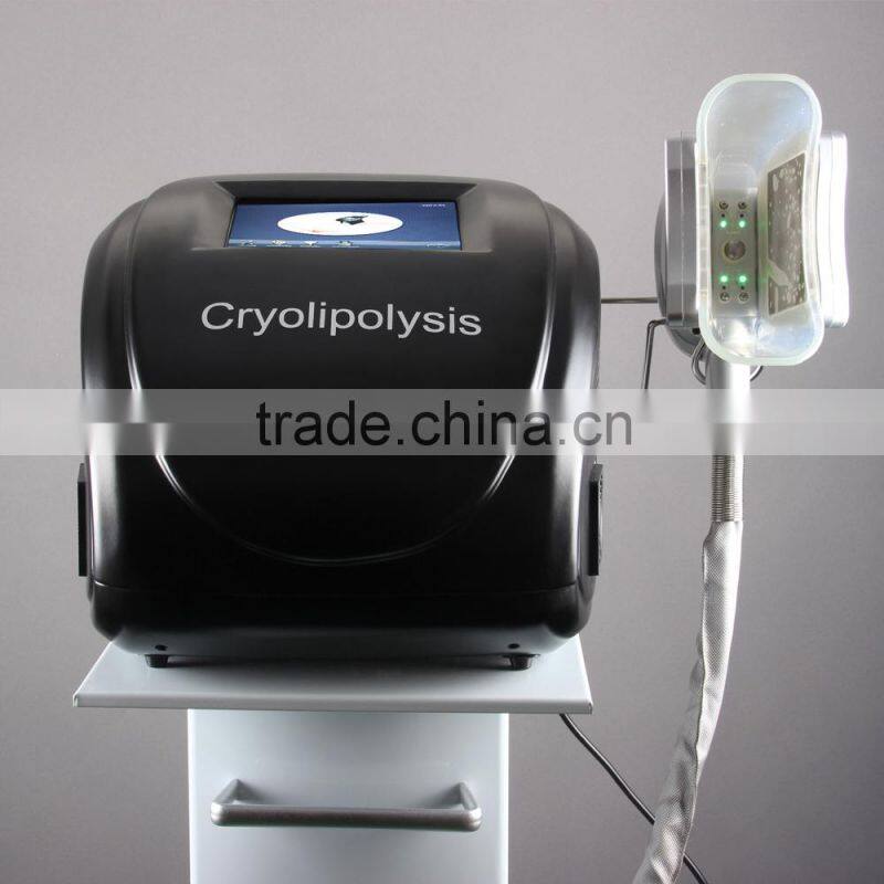 Hot Sale home use cryolypolisis fat loss equipment,lowest temperature to -10,with 3 interchangeable cryo heads for fat burning