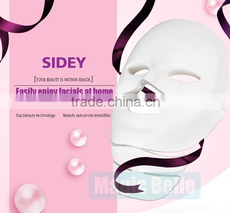 Strong performance PDT LED facial equipment pig collagen pack led mask for clinic use