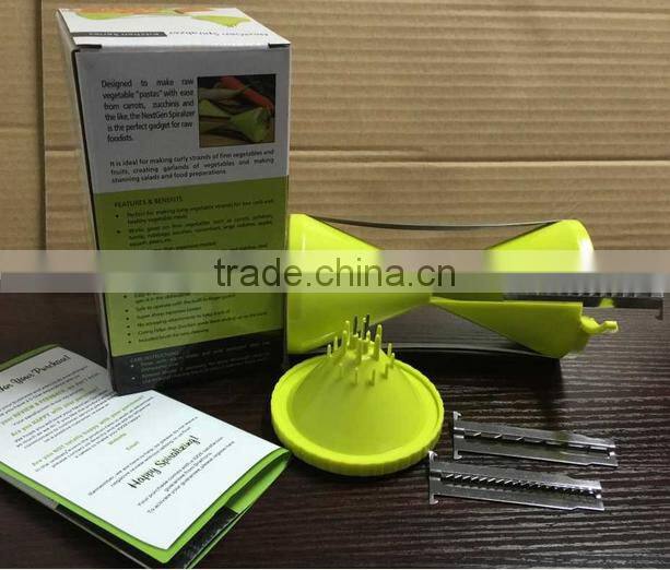 Amazon hot seller kitchen tools handy japanese spiral slicer vegetable spiralizer vegetable fruit spiralizer kitchen tool