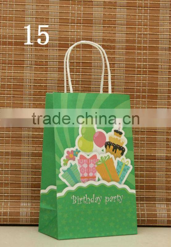 Hot Sale Customized Cartoon Gift Paper Bags Wholesale