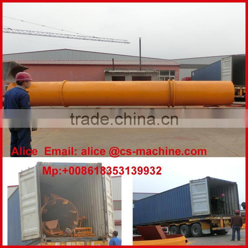 6108 CE high quality single shell rotary drum dryer