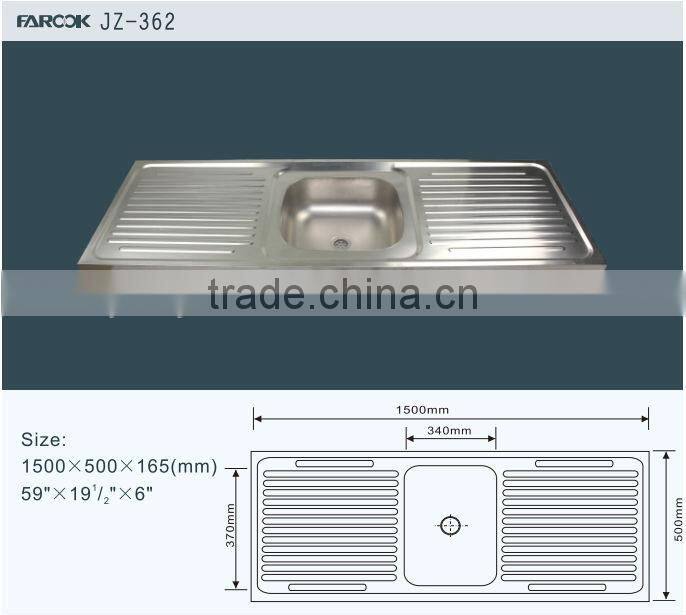 wholesale kitchen sink with splash proof