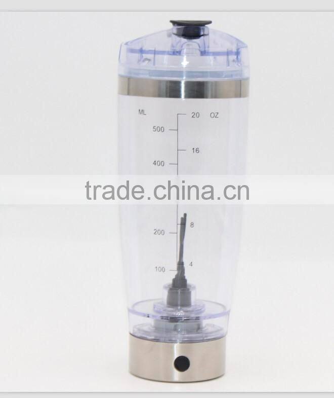 600ml Stainless Steel Electric Shaker bottle USB