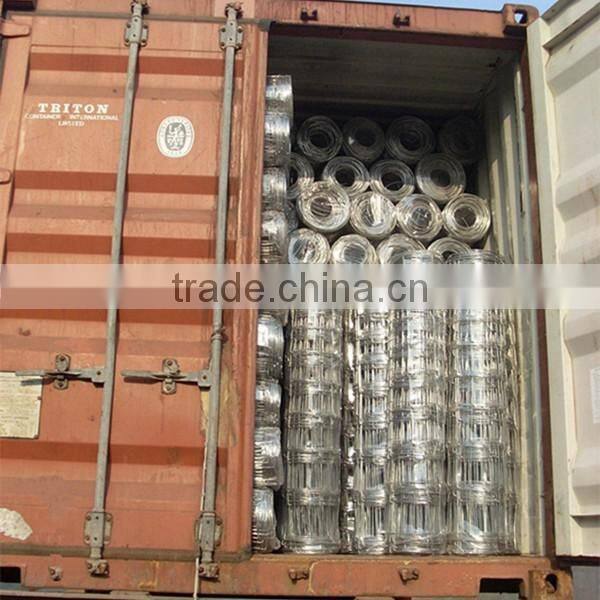 High strength galvanized field fence