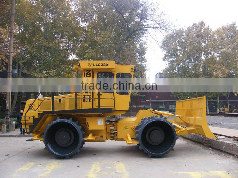 LLC220 Refuse Compactor 20ton wasteyard compacting machine
