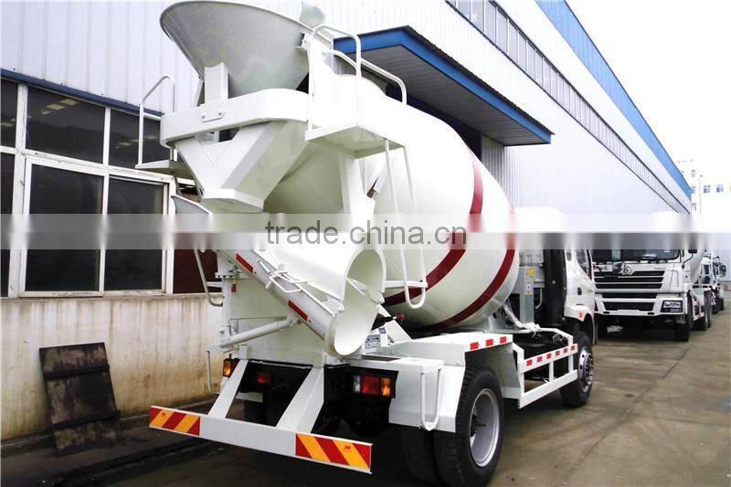 Made in china small right hand drive 3m3 concrete mixer truck