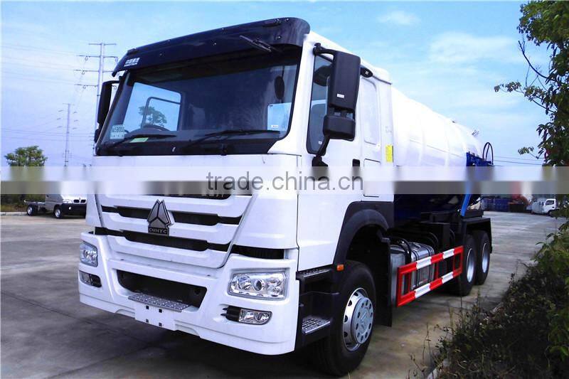 china manufacturer HOWO 20000l vacuum sewage sucker truck